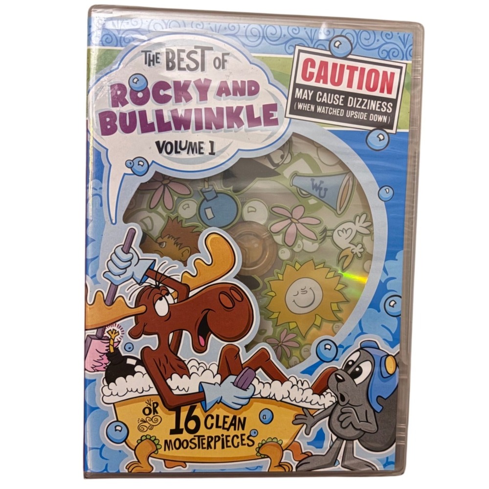 The Best of Rocky and Bullwinkle Volume 1 DVD 16 Episodes Sony Wonder 2006 NEW